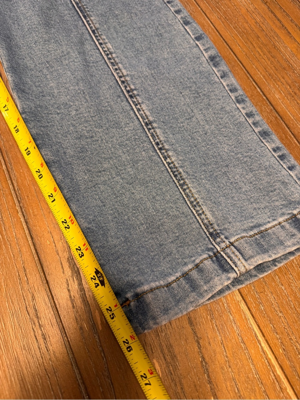 High-Rise Light Wash Wide-Leg Jeans #135 - Picture 4 of 6